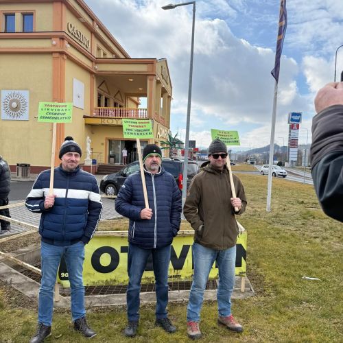 Zemědělci po celé republice protestovali proti neférovým podmínkám na trhu a dovozům ze třetích zemí